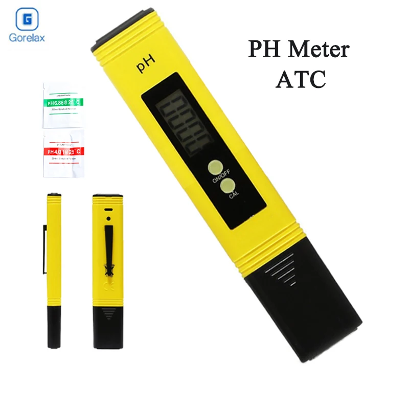 PH Meter Портативный ЖК-цифровой рН-метр, ручка, тестер, Точность 0,01 с ATC для аквариума, бассейна, воды, вина, мочи, калибровка TDS, тестер воды - Цвет: PH Meter