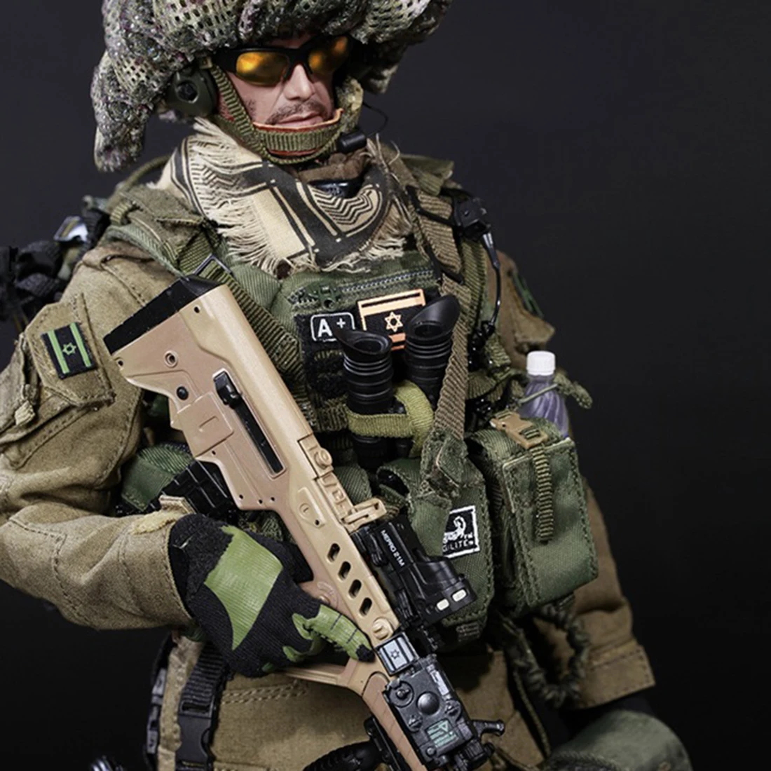 1/6 весы FLAGSET израильский спецназ подвижный фигурку 12 ''коллекционные Военная Униформа Солдат модель игрушечные лошадки для подарок на день рожден