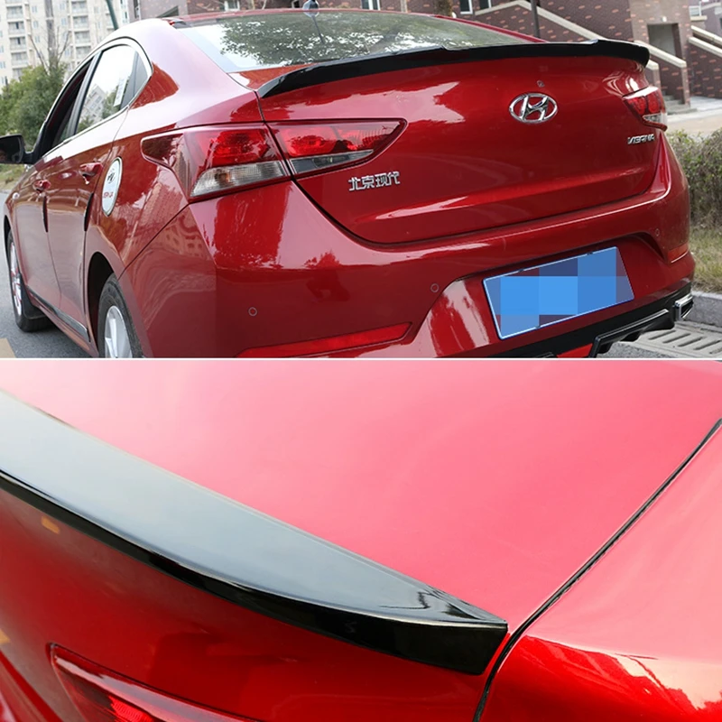 Спойлер заднего крыла автомобиля из АБС пластика для Hyundai Verna accent 2017 +|Спойлеры и