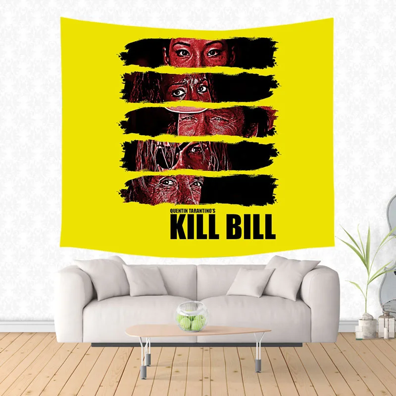 Kill Bill настенный гобелен кровать Манта йога коврик пляжное одеяло Кемпинг матрас