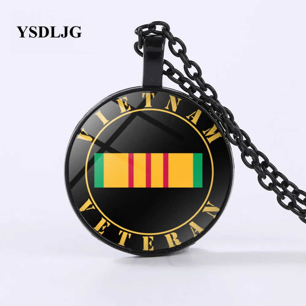 GDRGYB vietnam Veteran ожерелье-агент оранжевый Pow Миа-США ветераны армии Военная цепочка с