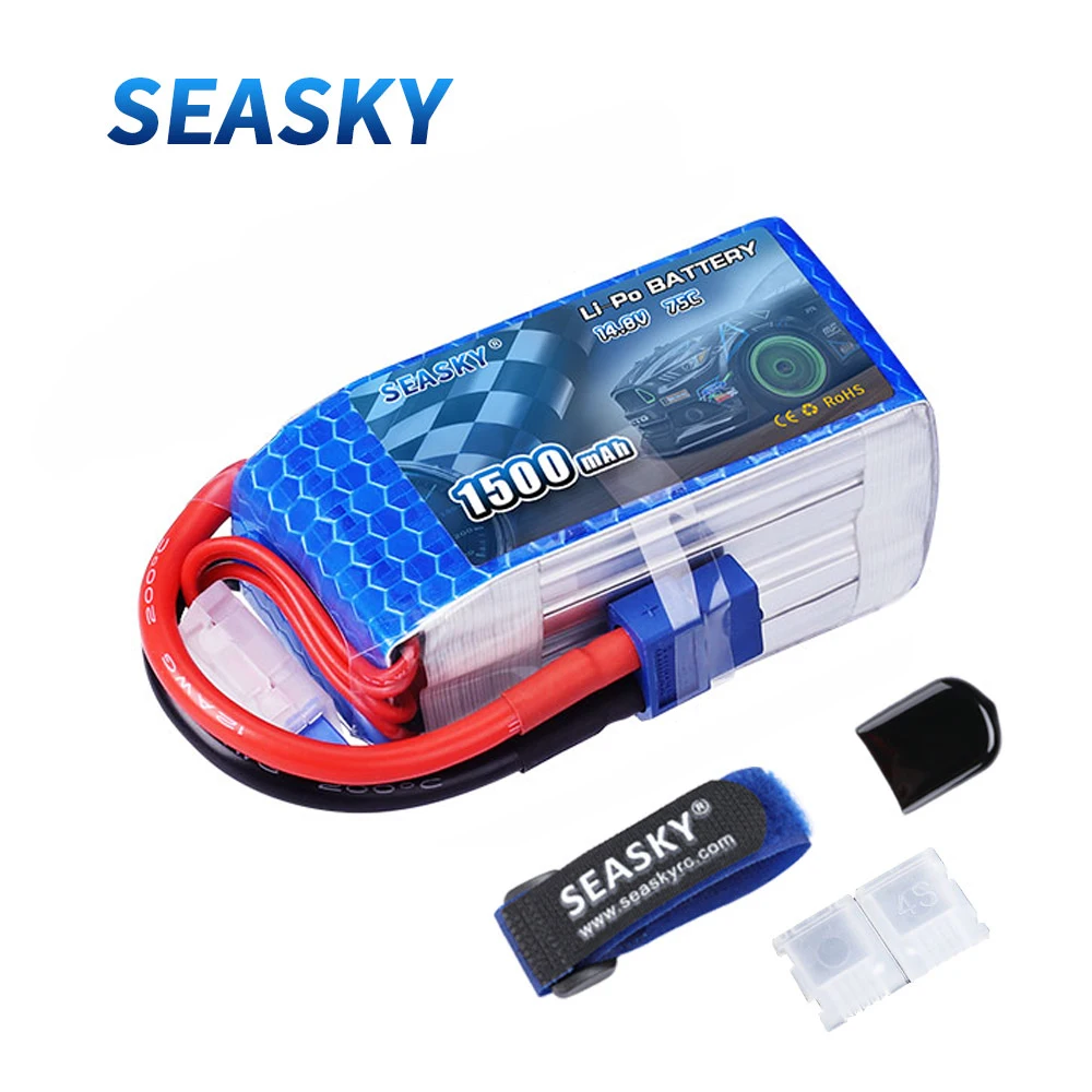 4S LiPo батарея 14 8 V 1500mAh 75C RC lipo XT60 bateria для FPV дрона|Детали и аксессуары| |