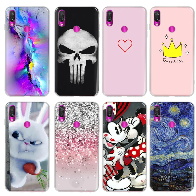 Cases for Xiaomi Redmi Note 7 Pro 7Pro Phone case Painted Pattern Cover For Hongmi Coque Fundas |
