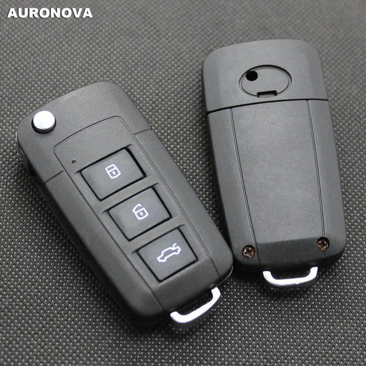 AURONOVA новый улучшенный раскладной ключ для Toyota Yaris Highlander Camry 3 кнопки