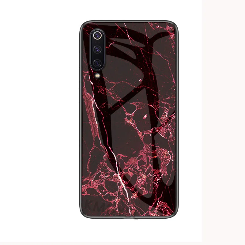 Для Xiaomi Redmi Note 4 4X5 6 7 Pro 5 Plus 6A красочные Стекло крышка чехол для телефона для Xiaomi Mi 8 Lite 9 SE A1 A2 Lite 5X 6X Coque - Цвет: 1