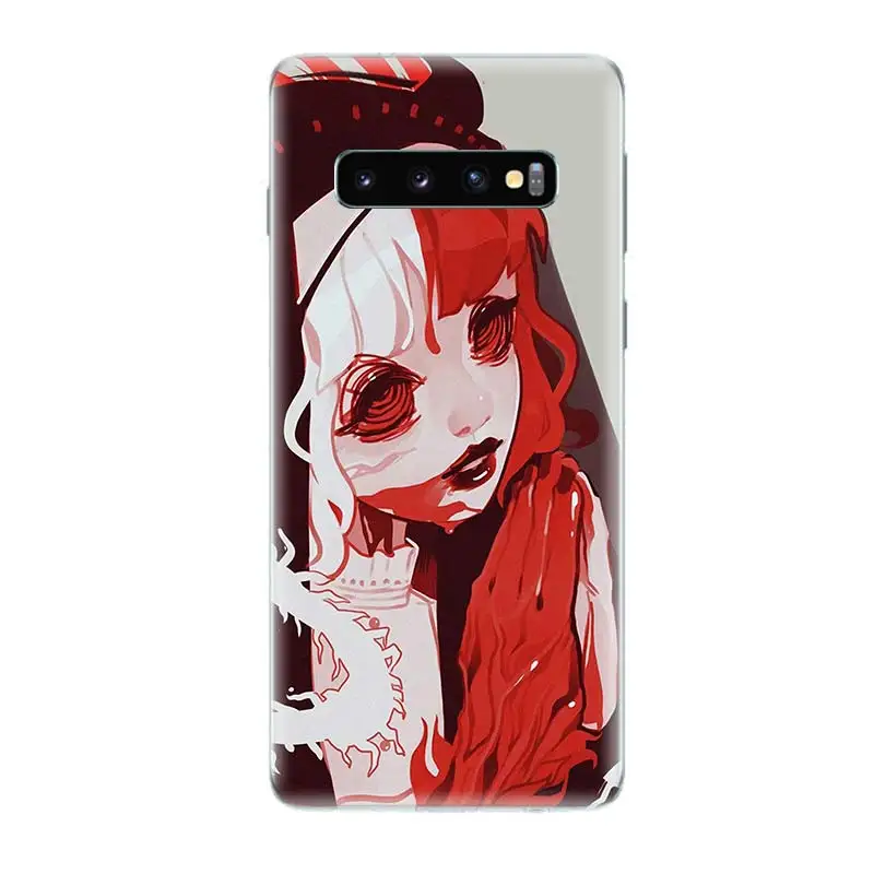 Дьявол модная одежда для девочек Бисер украшения samsung Galaxy S9 S8 A6 A8 Note 9 8 S7 S6 край J4 J6 +