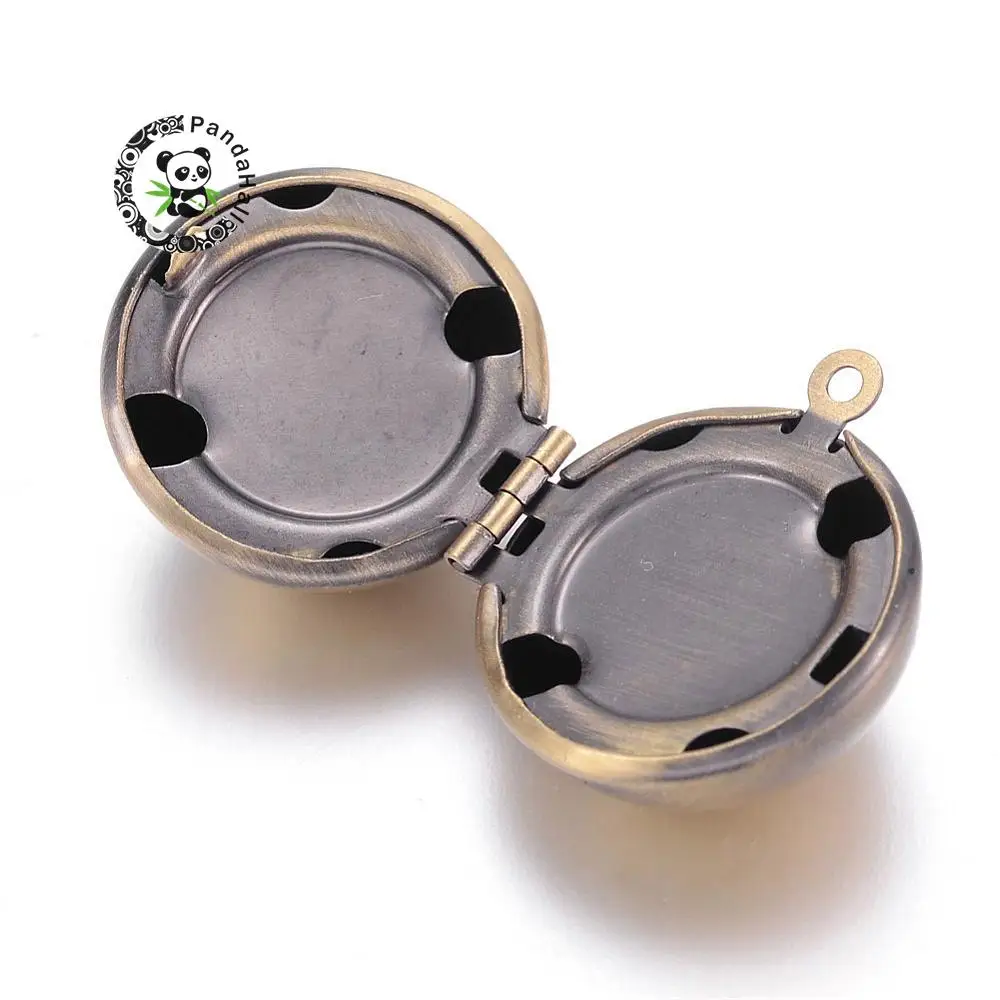 2 шт латунные круглые подвески-медальон подвески с фоторамкой для изготовления