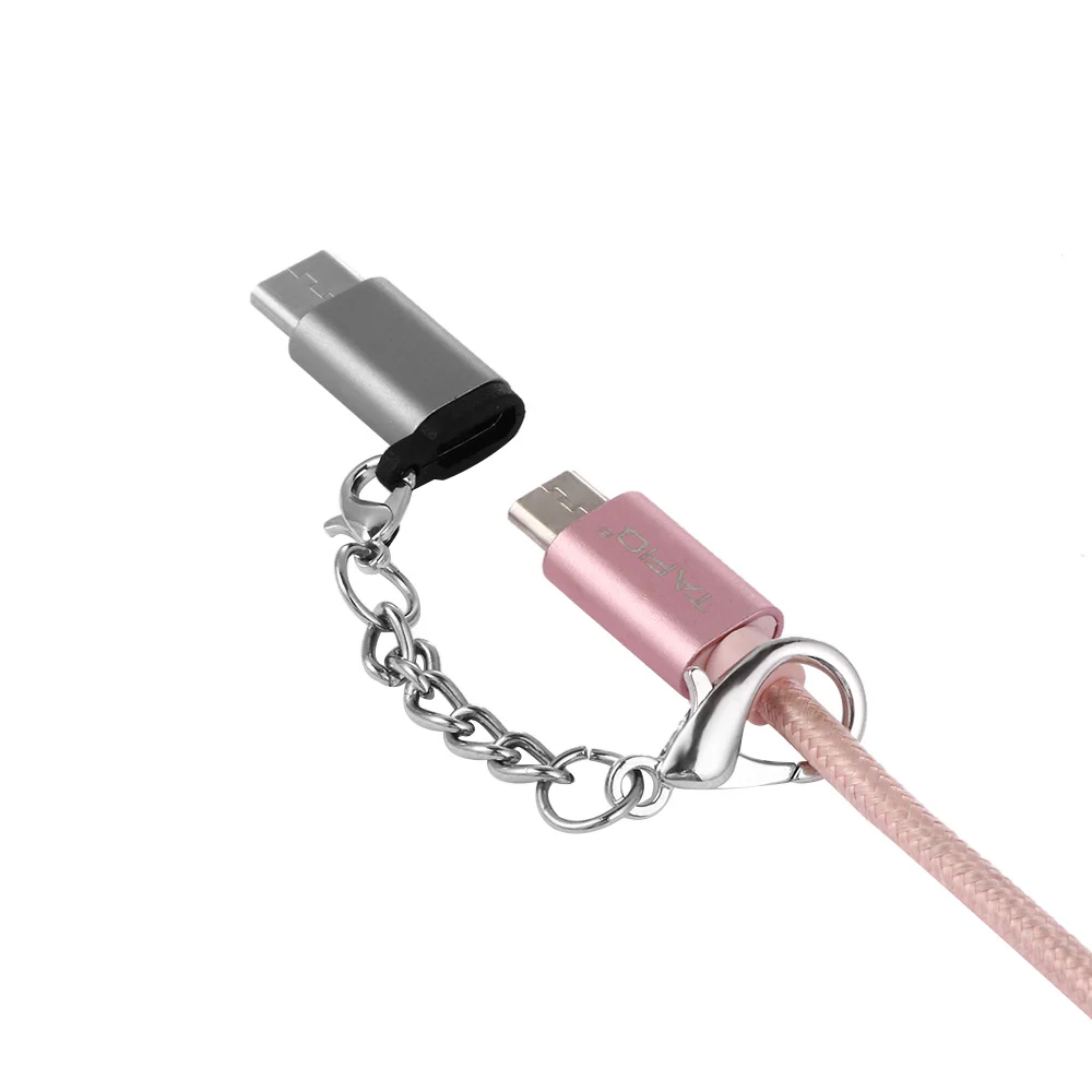 Портативные адаптеры USB 3 1 Type C OTG переходник для ключей Micro Мама папа к соединители