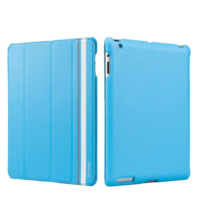For iPad 4 3 2 Case With Smart Cover Function+Top Quality Premium Leather Material Free Shipping | Компьютеры и офис