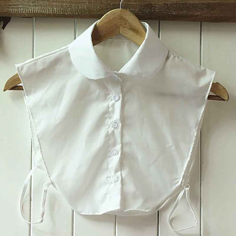 Женская винтажная блузка белая и черная съемный воротник|detachable collars for women|detachable