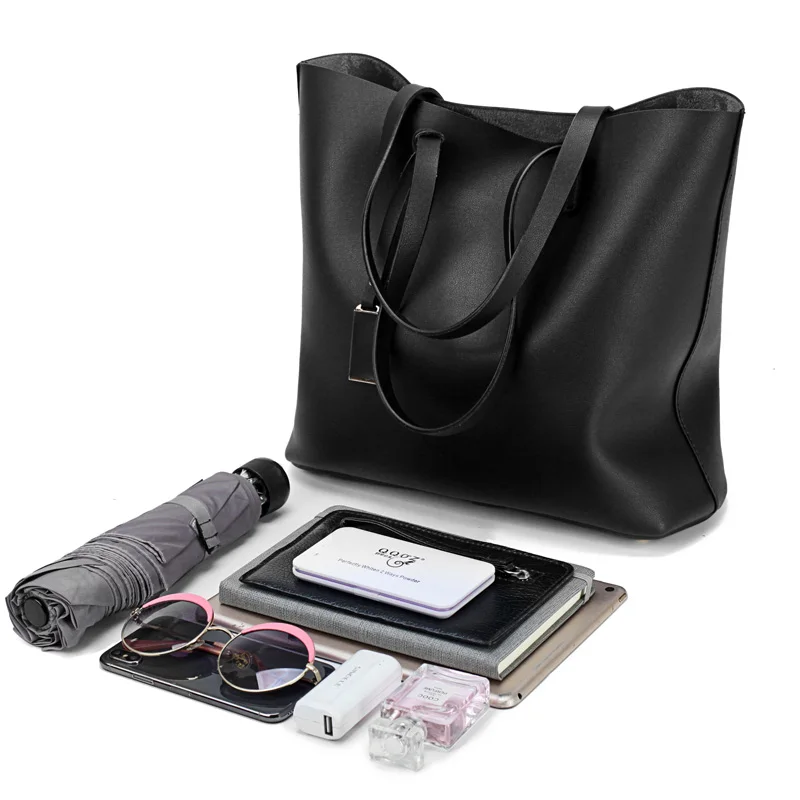 New Fashion 3 Sets Handbag Women Composite Bag Female Large Capacity Tote Shoulder Crossbody Small Purse | Багаж и сумки