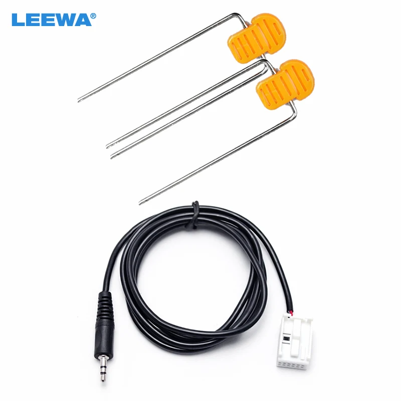 Адаптер аудиокабеля LEEWA AUX со съемными ключами для Peugeot 307 308 Citroen C2 C5 RD4 #2307|aux cable
