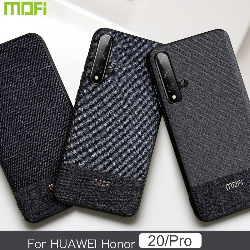 Чехол Mofi для Huawei Honor 20 Pro чехол тканевый джентльмена ручная работа | Мобильные