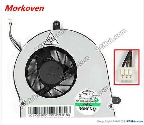 Охлаждающий кулер для процессора ноутбука Acer Aspire 7750 7750G 7750Z 7735 7335 вентилятор
