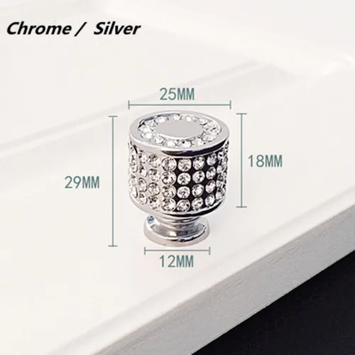 Высококачественный бриллиантовый ящик шкаф для обуви винный ванной ручка шкафа |