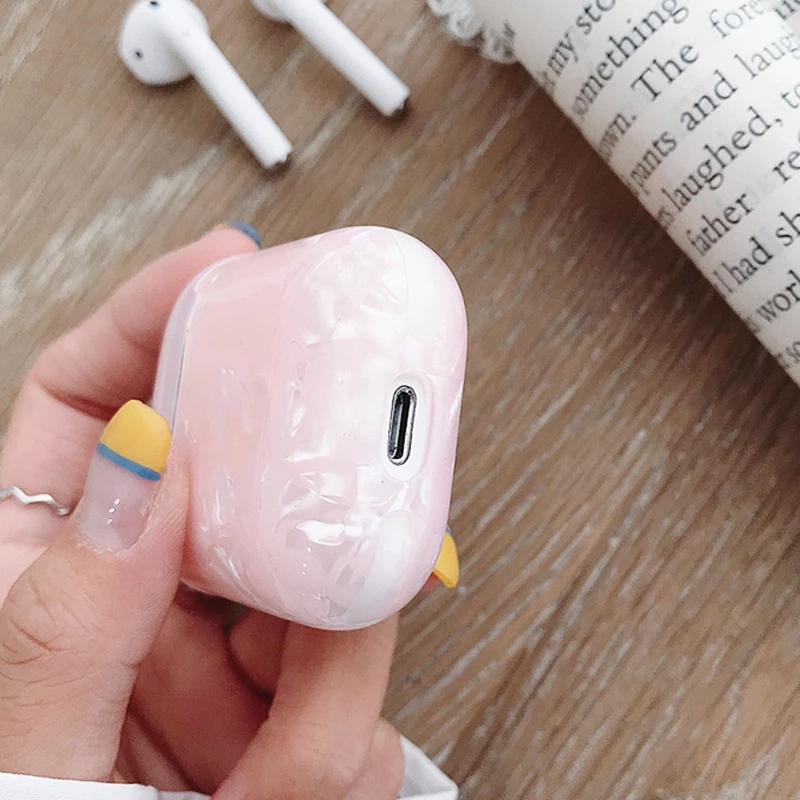 Оболочка шаблон беспроводной Bluetooth наушники чехол для Apple AirPods 1 2 Силиконовые зарядные ящики для Air pods защитный чехол