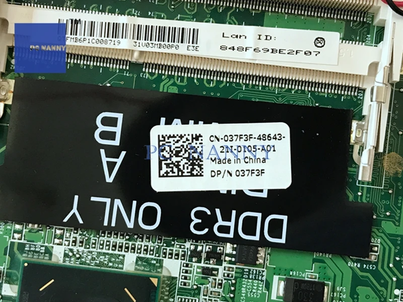 Материнская плата PCNANNY материнская 37F3F 037F3F DAV03AMB8E1 для 17R N7110 Intel ноутбука S989 NVIDIA GT 525M