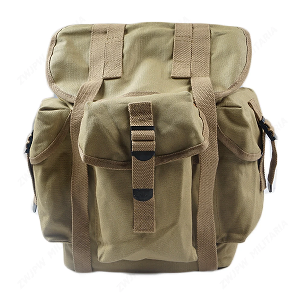 

WW2 US Army M14 Military Backpack Hiking CANVAS Bag KHAKI AND ARMY GREEN