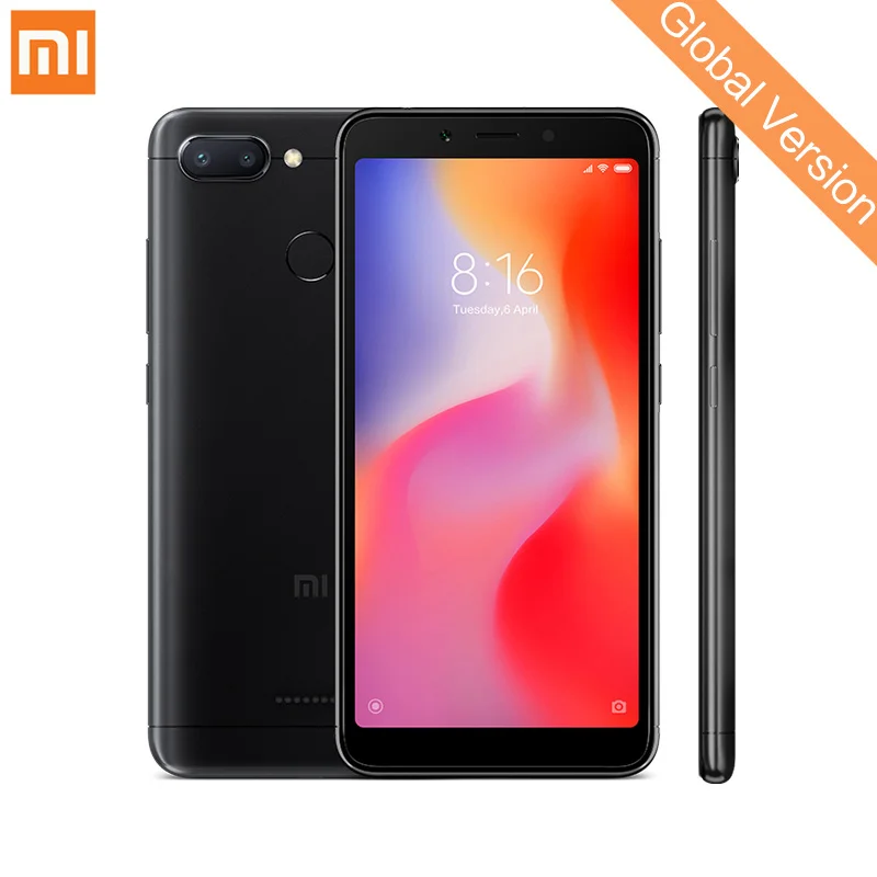 В наличии Глобальный Версия Xiaomi Redmi 6 3 GB 32 смартфон МТК Helio P22 Octa Core 5 45 &quot18:9 полный