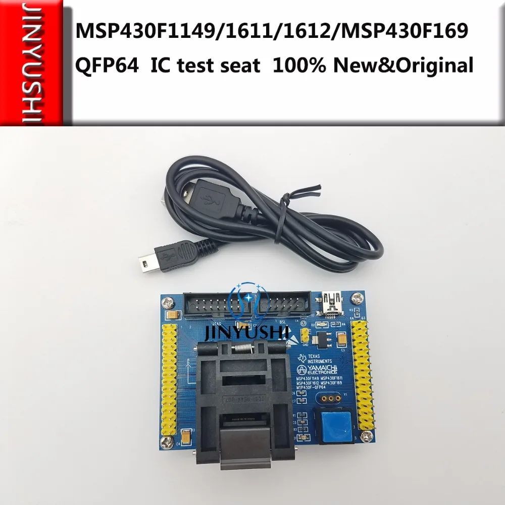 Раскладушка MSP430F1149/1611/MSP430F169 QFP64 YAMAICHI IC адаптер сиденья для сжигания испытательный