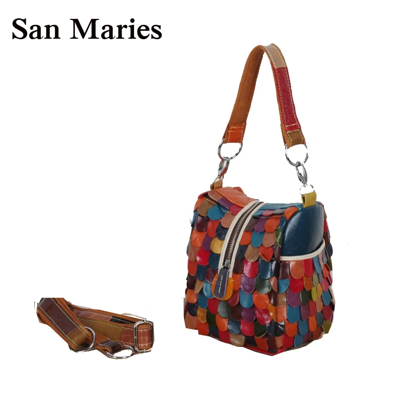 Хит продаж женские сумки мессенджеры модные через плечо из масляной вощеной кожи