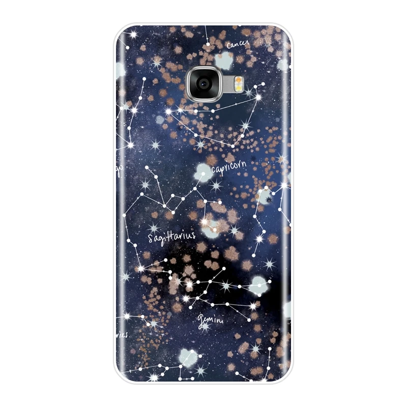 ТПУ задняя крышка для samsung Galaxy C5 C7 C8 мягкий силиконовый художественный Звездный космический созвездие чехол для телефона для samsung Galaxy C5 C7 C9 Pro