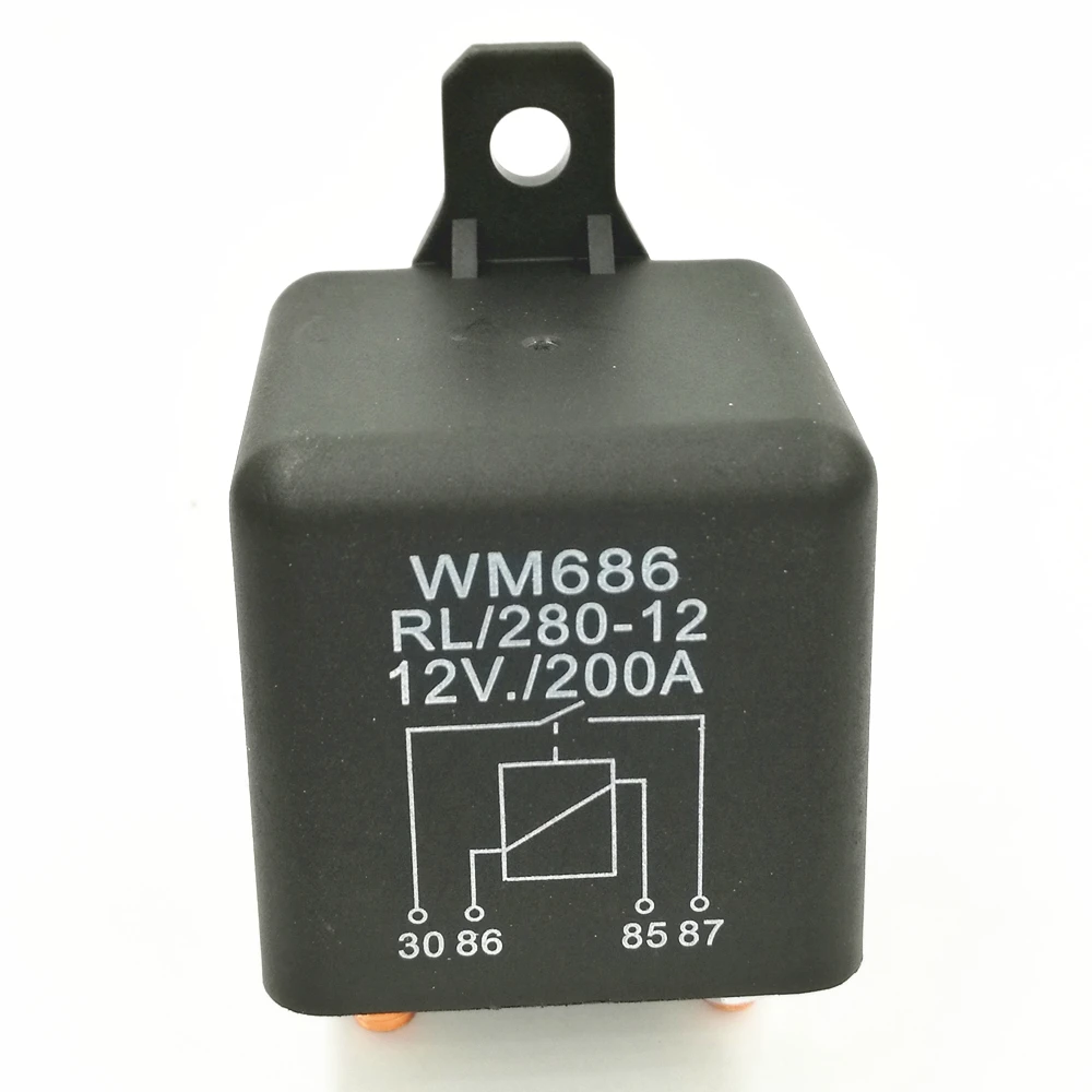 12V 200A сверхмощное разделение зарядки Переключатель ВКЛ/ВЫКЛ реле авто лодка