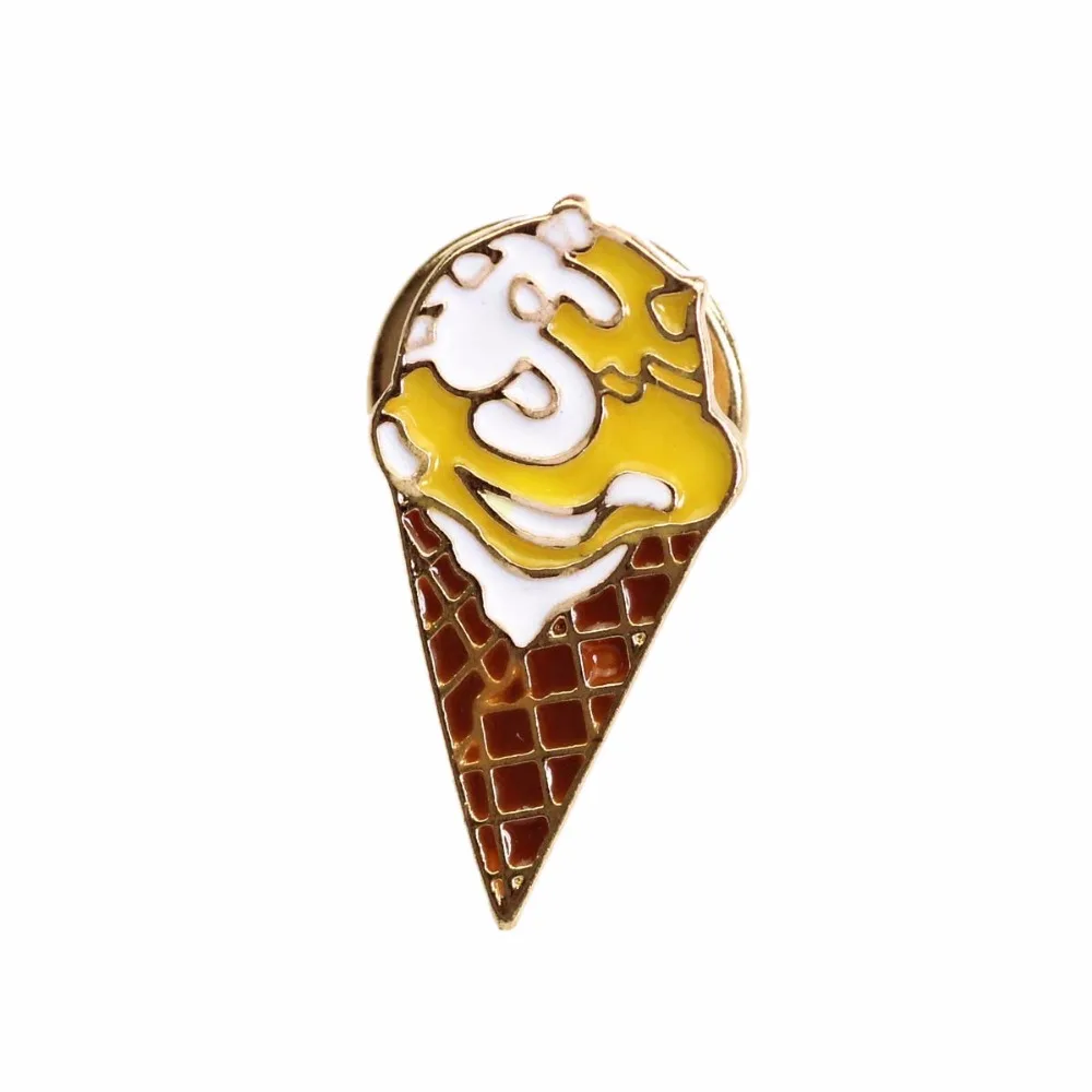 Timlee X308 BD Cartoon Cute Cat Ice Cream Metal Brooch Pins Wholesale | Украшения и аксессуары