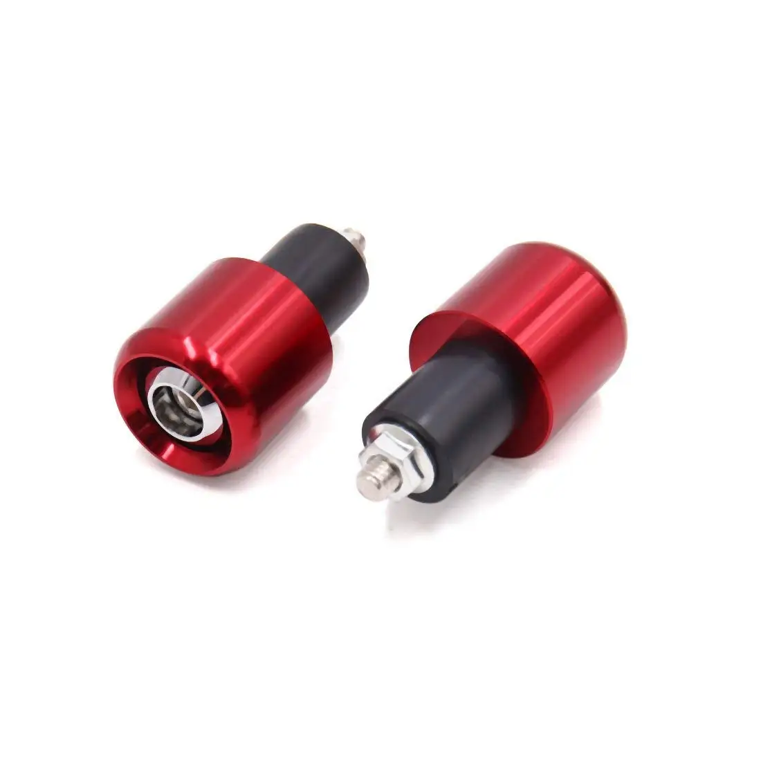 

uxcell 2Pcs Red Aluminium Alloy 7/8" 22mm Motorcycle Scooter Handlebar End Caps Bar Grips