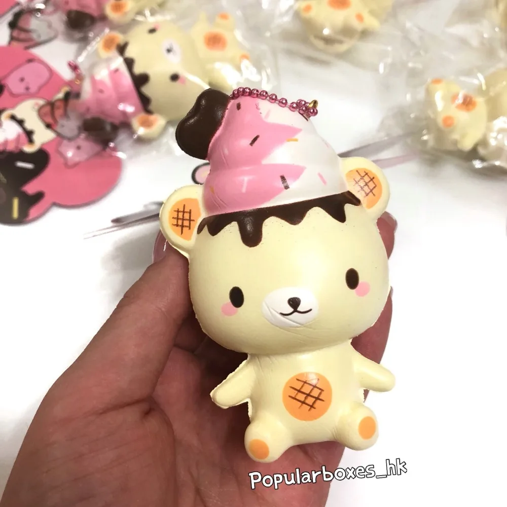 Creamiicandy мини yummiibear талисман мягкий медленно Восстанавливающий форму подарок