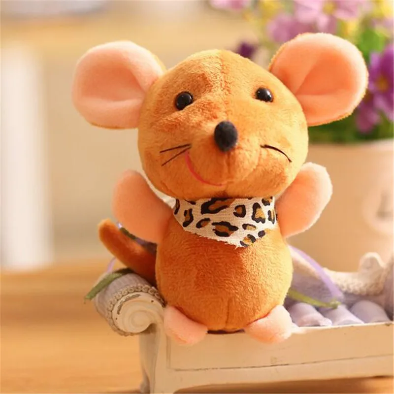 

1PCS Mini Mouse Plush Toys Small Pendant Korean Cute Animal Stuffed Toy Doll Girlfriend Gift For Kids Hot Sale 13CM HANDANWEIRAN