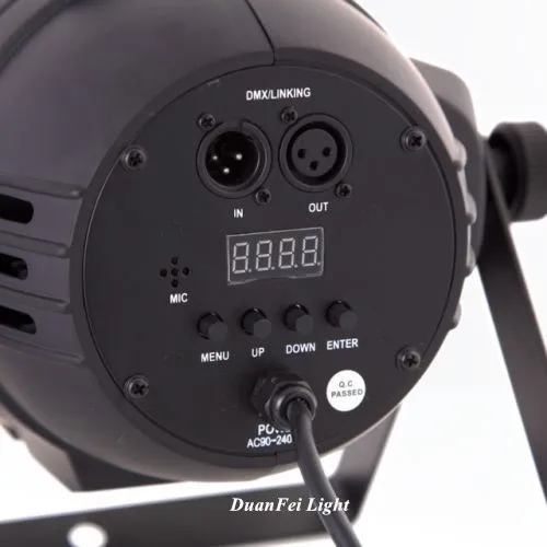 DunFly DuanFei свет Бесплатная доставка 24 шт./лот Par 64 18x15 Вт rgbwa led par dmx Light wash light |