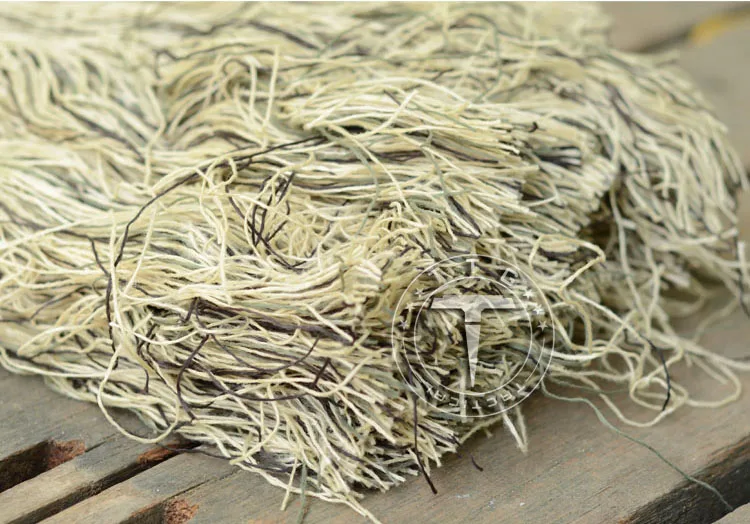 1 Пакетов/лот Синтетических Нитей Мешковины Пряёи Для Ghillie Костюм и Камуфляж Сетки Охота Wargame Ghilly Снайпер Костюм Лесной Пустыне