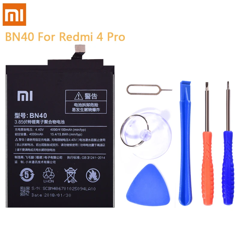 Аккумулятор BM44 BM47 BN42 BN40 BN35 Xiao Mi для Xiaomi Redmi 5 4 Pro 4X 3S 3 2 сменная батарея литий ионная