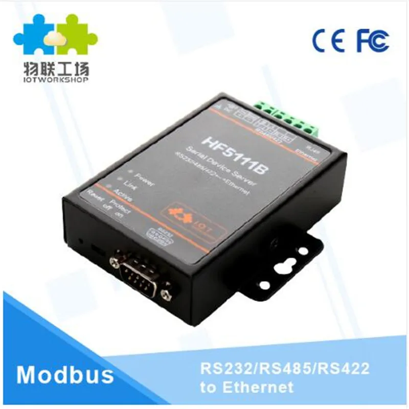 Официальный Wi-Fi модуль 5111B RJ45 RS232/485/422 последовательный в Ethernet Бесплатный RTOS последовательный 1 порт серверный преобразователь устройство промышленное
