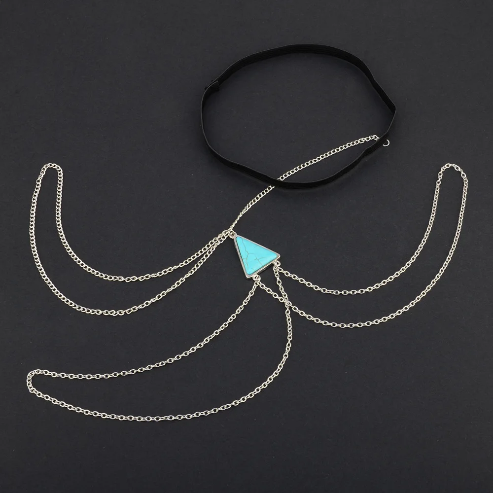 Серебряный цвет пляж Богемия Ретро браслет на ногу новый стиль с кисточками