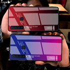 Роскошный градиентный чехол из закаленного стекла для Samsung Galaxy A9 2018 SM-A920FDS A 9 A920 A920F, чехлы для телефонов, защитный чехол