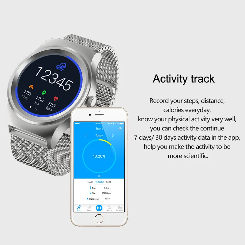 XGODY SMA круглый Bluetooth телефонный звонок Смарт часы с микрофоном для iPhone Xiaomi samsung