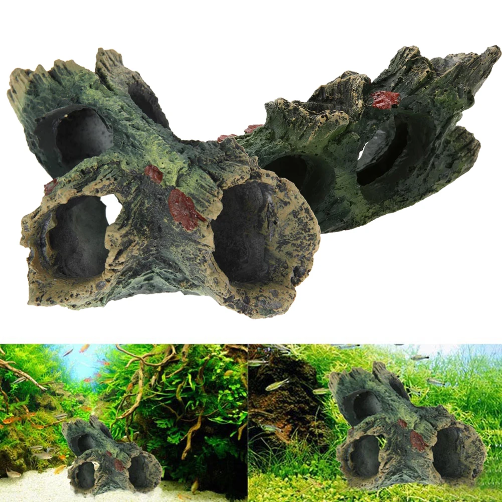 Украшение для аквариума из смолы искусственная коряга дерево Гора украшение