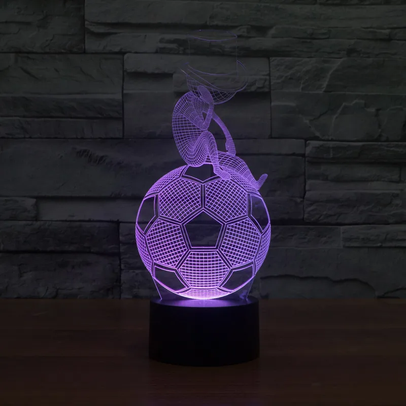 Рождественская LED лампа для медитаций 3D-эффект Оптическая иллюзия мышление