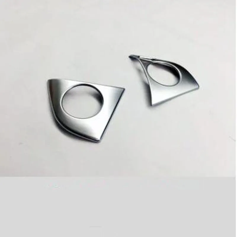 

Free Shipping Brand New For Honda City 2015 2PCS High Quality ABS Chrome Car Steering Wheel Cover Trim Car Styling Accessories
