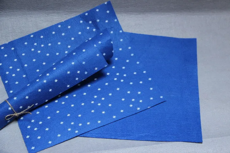 Новое поступление! Фетровое нетканое полотно 8 шт./партия 4 цвета 14x14 см с принтом в