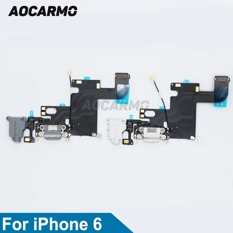 

Шлейф Aocarmo для зарядки iPhone 6 4,7 дюйма, белый/черный/серый