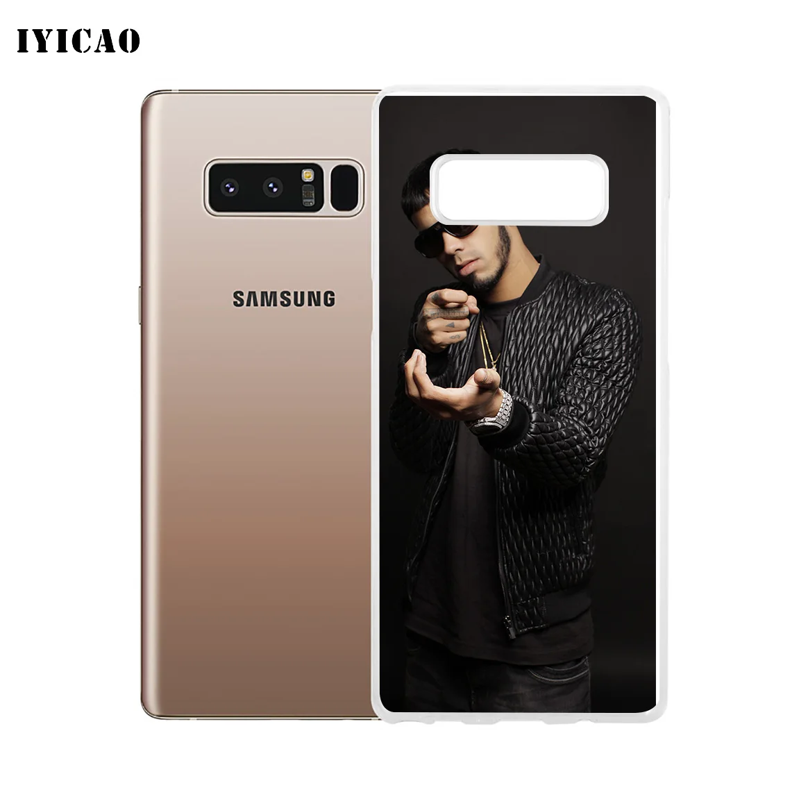 IYICAO Anuel aa Ozuna хип-хоп Мягкий силиконовый чехол для телефона Samsung A5 A6 Plus A7 A8 A9 J3 J5 J7 Note
