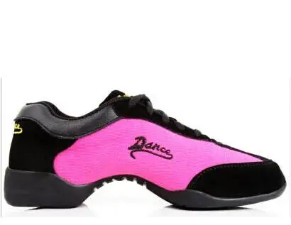 Обувь для танцев женщин фитнес дышащая парусиновая учителя Латинской сальса