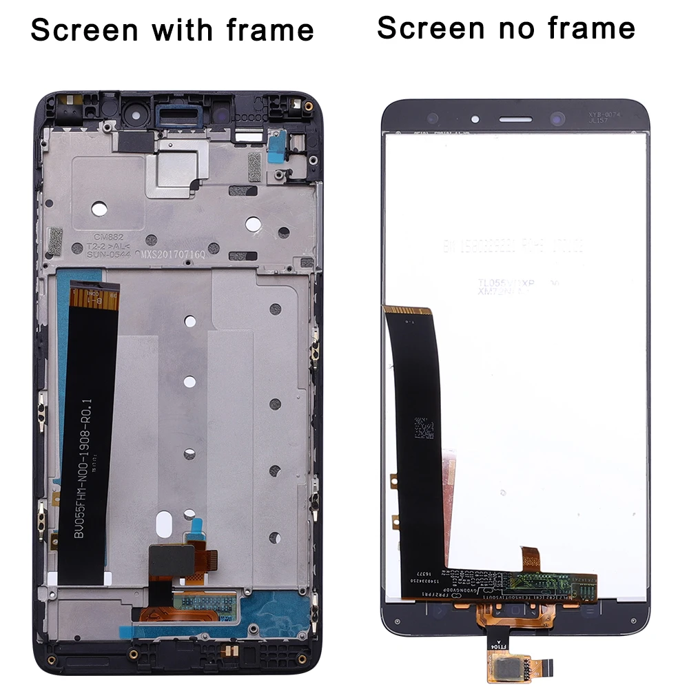 ЖК дисплей с рамкой для Xiaomi Redmi Note 4 MediaTek панель сенсорного экрана дигитайзер MTK