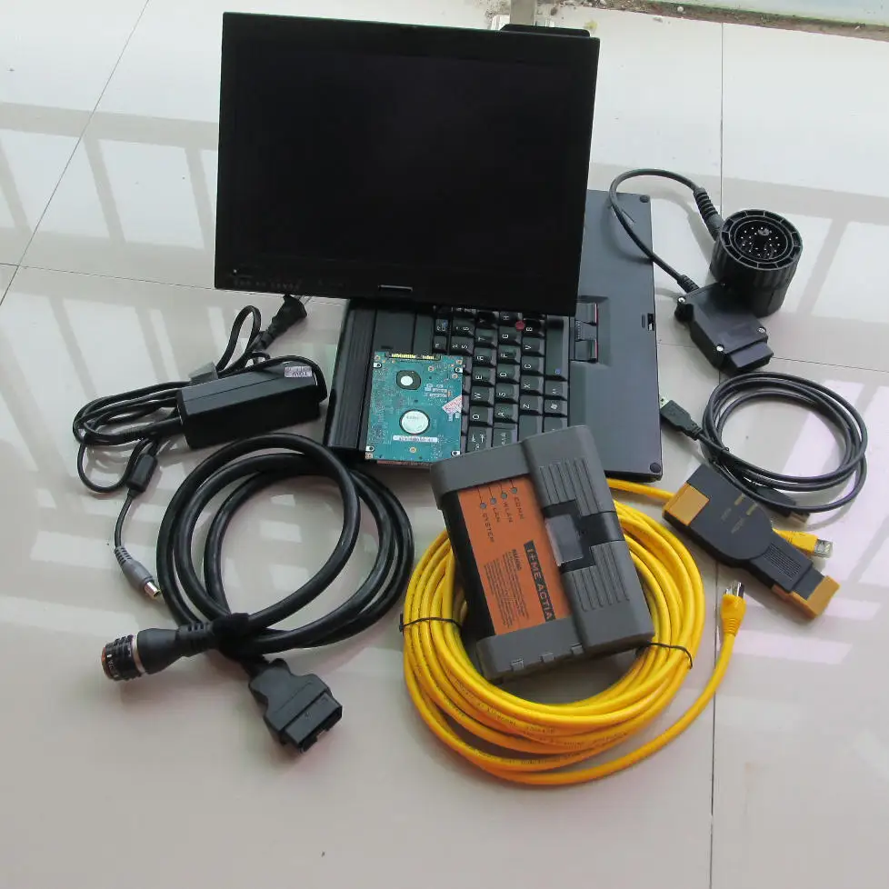 Новый для BMW icom a2 b c с программным обеспечением 2019 07 v (ista d 4 17 ista p 3 66) plus ноутбук x200t 4g