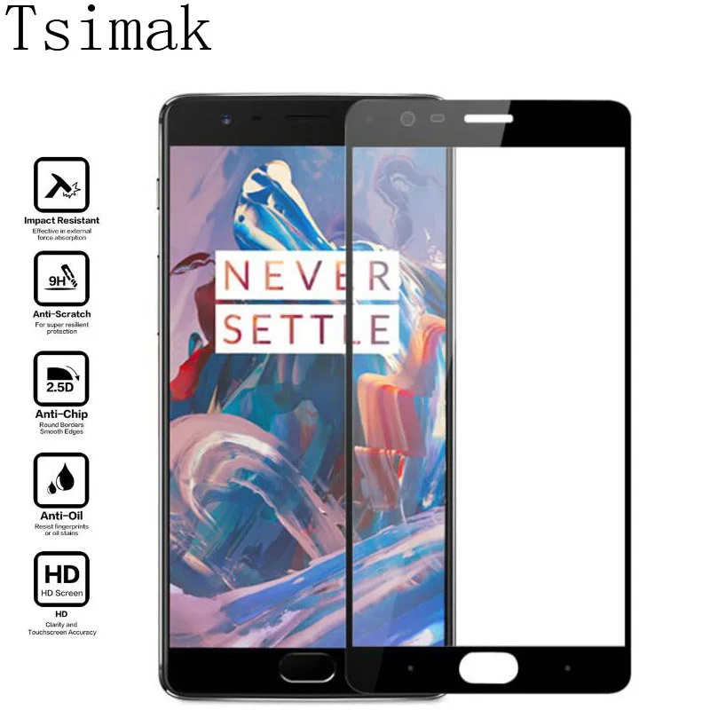 Tsimak закаленное стекло для Oneplus 3 3t 5 5T 6T 7 Pro защита экрана полное покрытие стекло защитная пленка