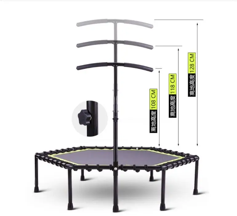 48 дюймов Бесшумная хорошая эластичность трамплин прыгающая кровать для взрослых
