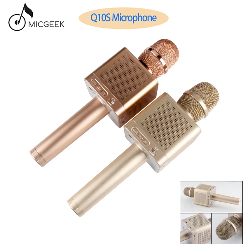Оригинальный бренд MicGeek Q10S беспроводной микрофон для караоке 2 1 Звуковая дорожка
